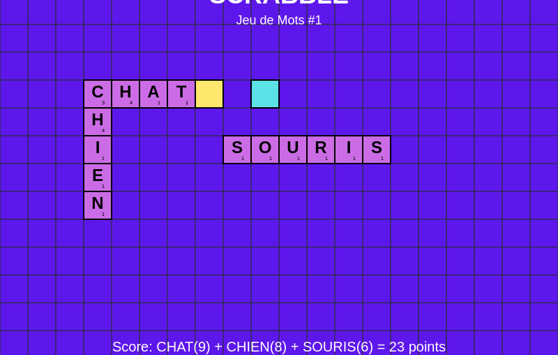 jeux de lettre